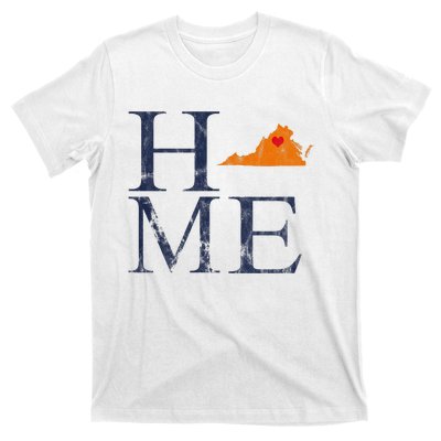 Home Is Charlottesville Va City Love T-Shirt