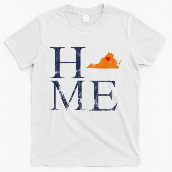 Home Is Charlottesville Va City Love T-Shirt