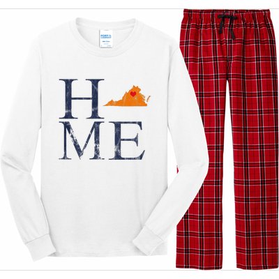 Home Is Charlottesville Va City Love Long Sleeve Pajama Set