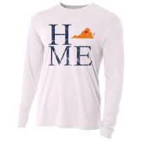 Home Is Charlottesville Va City Love Cooling Performance Long Sleeve Crew