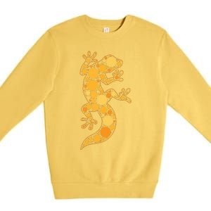 Happy International Dot Day Teacher Boy Reptile Dots Premium Crewneck Sweatshirt