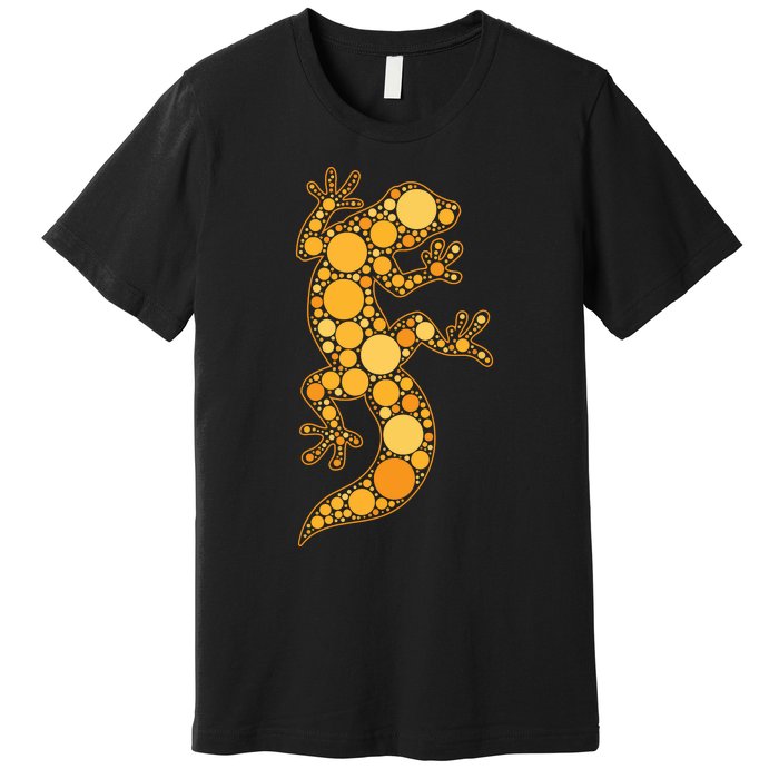 Happy International Dot Day Teacher Boy Reptile Dots Premium T-Shirt