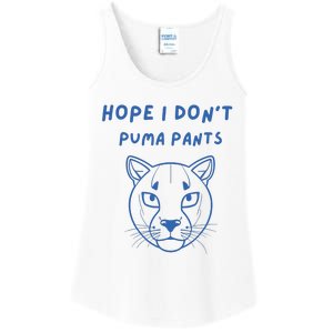 Hope I Dont Pants Funny Cat Pun Ladies Essential Tank