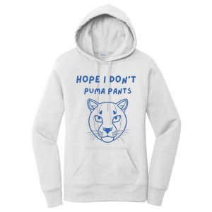 Hope I Dont Pants Funny Cat Pun Women's Pullover Hoodie