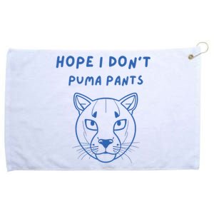 Hope I Dont Pants Funny Cat Pun Grommeted Golf Towel