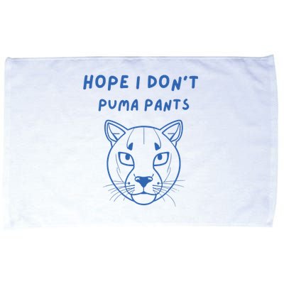 Hope I Dont Pants Funny Cat Pun Microfiber Hand Towel