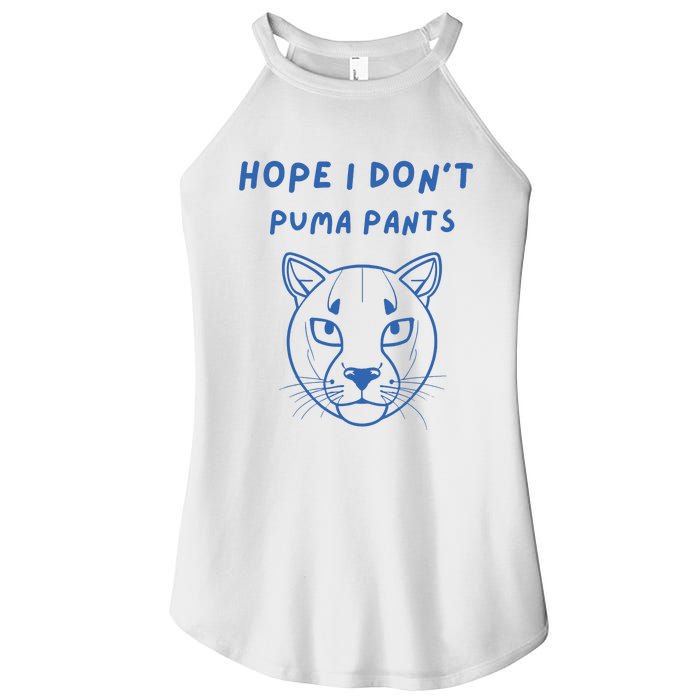 Hope I Dont Pants Funny Cat Pun Women's Perfect Tri Rocker Tank