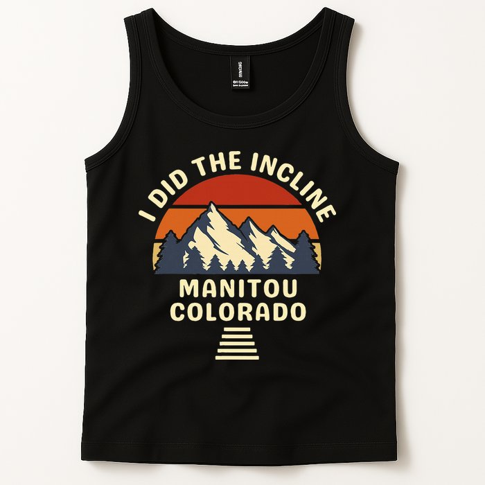 Hike I Did The Incline Manitou Colorado Sunset  Tank Top