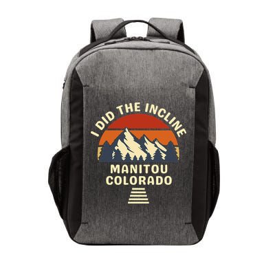 Hike I Did The Incline Manitou Colorado Sunset  Vector Backpack