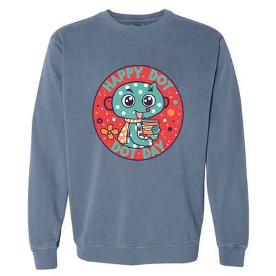 Happy International Dot Day Garment-Dyed Sweatshirt