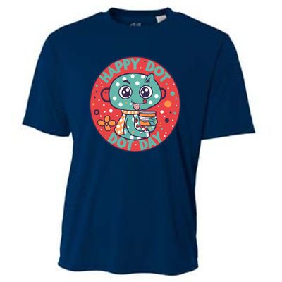 Happy International Dot Day Cooling Performance Crew T-Shirt