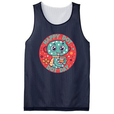 Happy International Dot Day Mesh Reversible Basketball Jersey Tank