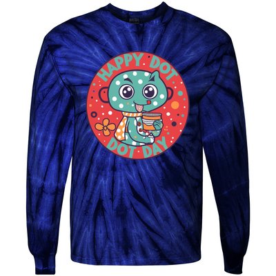 Happy International Dot Day Tie-Dye Long Sleeve Shirt