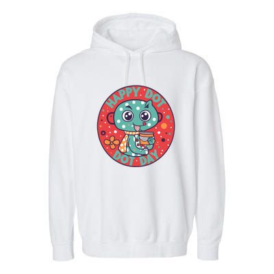 Happy International Dot Day Garment-Dyed Fleece Hoodie