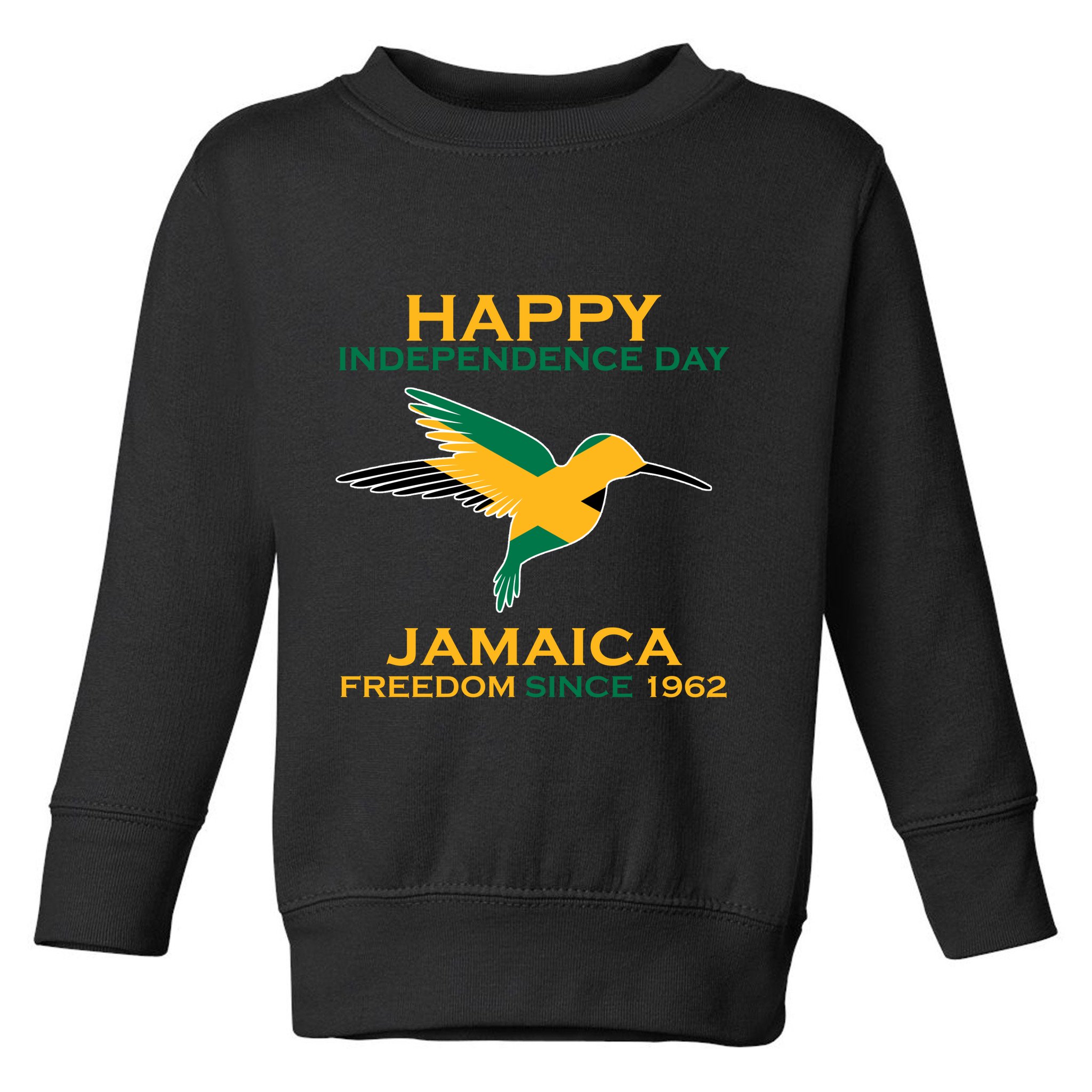 Happy Independence Day Jamaica Freedom Since 1962 Toddler Sweatshirt