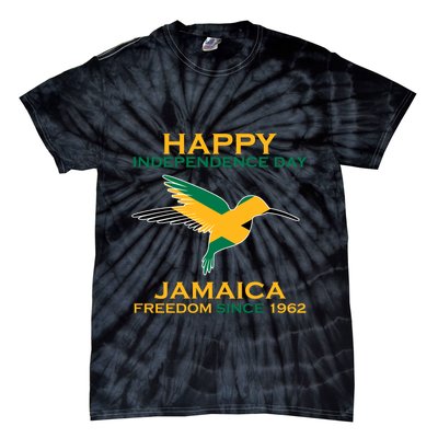 Happy Independence Day Jamaica Freedom Since 1962 Tie-Dye T-Shirt