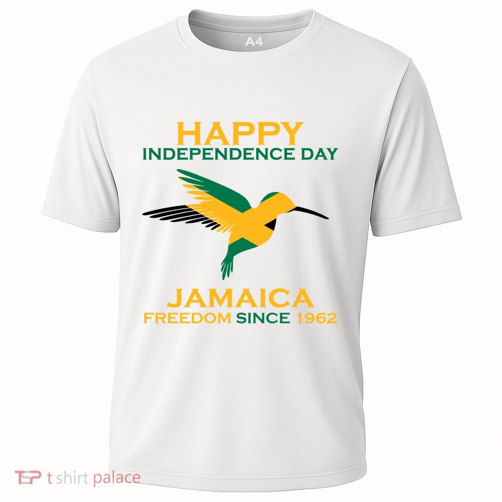 Happy Independence Day Jamaica Freedom Since 1962 Cooling Performance Crew T-Shirt