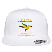 Happy Independence Day Jamaica Freedom Since 1962 Flatbill Hat