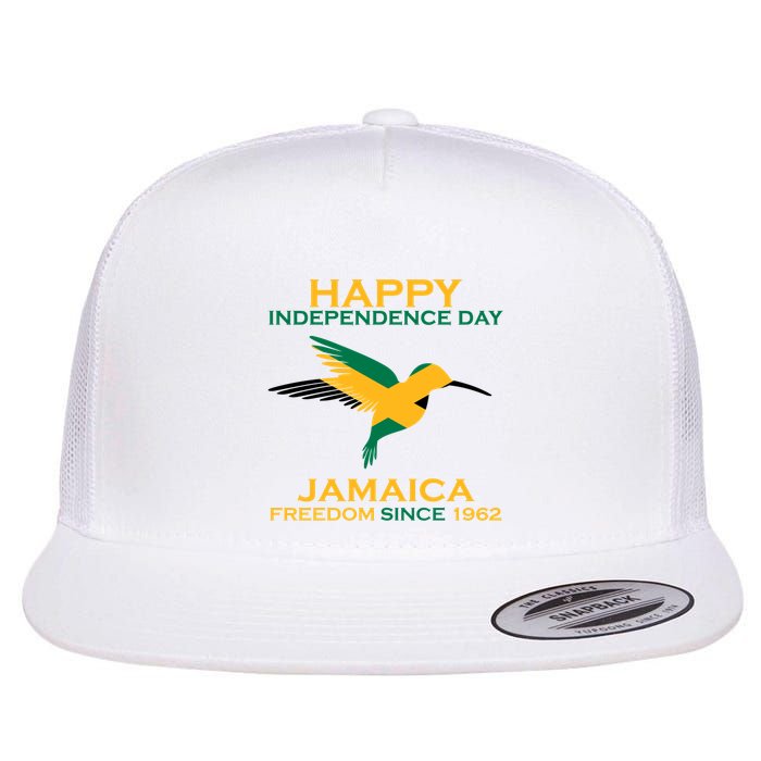 Happy Independence Day Jamaica Freedom Since 1962 Flatbill Hat