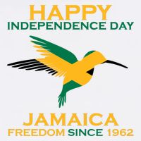 Happy Independence Day Jamaica Freedom Since 1962 Flatbill Hat