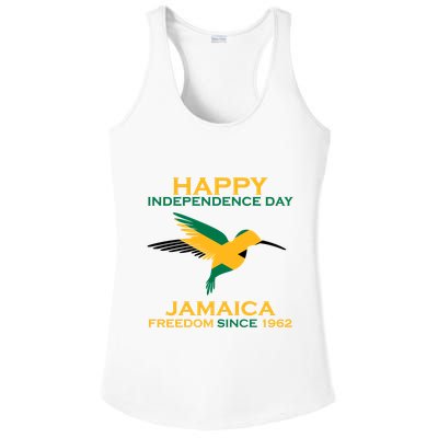 Happy Independence Day Jamaica Freedom Since 1962 Ladies PosiCharge Competitor Racerback Tank