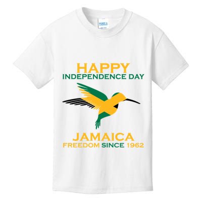 Happy Independence Day Jamaica Freedom Since 1962 Kids T-Shirt