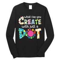 Happy International Dot Day Colorful Polka Dot Kids Dot Day Long Sleeve Shirt