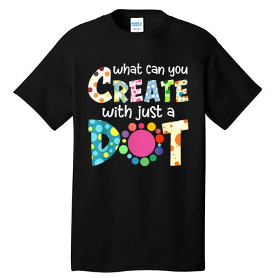 Happy International Dot Day Colorful Polka Dot Kids Dot Day Tall T-Shirt