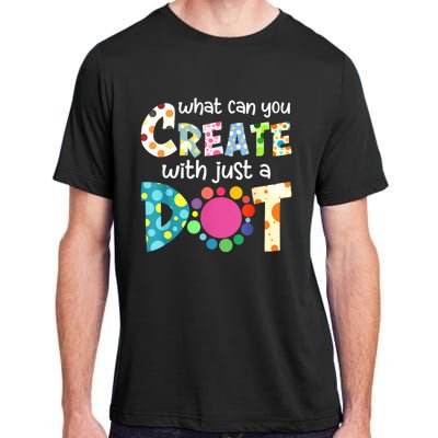 Happy International Dot Day Colorful Polka Dot Kids Dot Day Adult ChromaSoft Performance T-Shirt