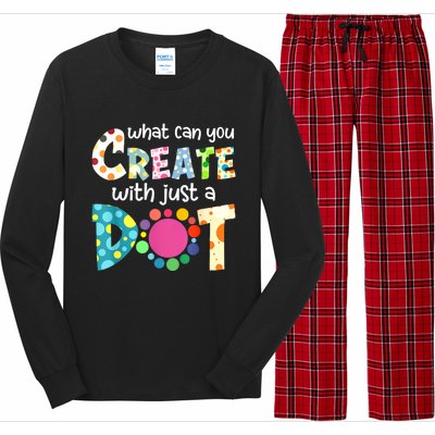 Happy International Dot Day Colorful Polka Dot Kids Dot Day Long Sleeve Pajama Set