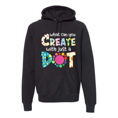 Happy International Dot Day Colorful Polka Dot Kids Dot Day Premium Hoodie