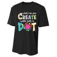 Happy International Dot Day Colorful Polka Dot Kids Dot Day Performance Sprint T-Shirt