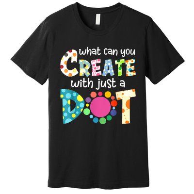 Happy International Dot Day Colorful Polka Dot Kids Dot Day Premium T-Shirt