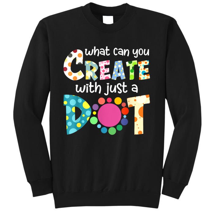 Happy International Dot Day Colorful Polka Dot Kids Dot Day Tall Sweatshirt