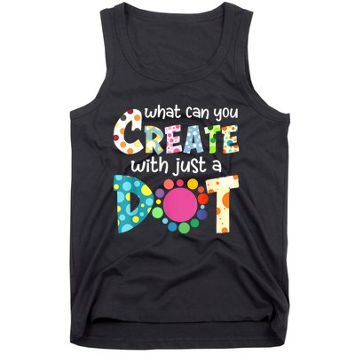 Happy International Dot Day Colorful Polka Dot Kids Dot Day Tank Top