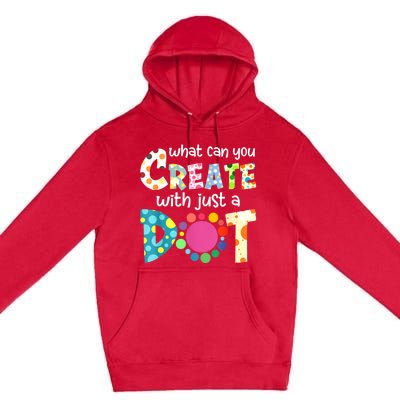 Happy International Dot Day Colorful Polka Dot Kids Dot Day Premium Pullover Hoodie