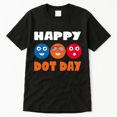Happy International Dot Day Cute Colorful Dots Tall T-Shirt
