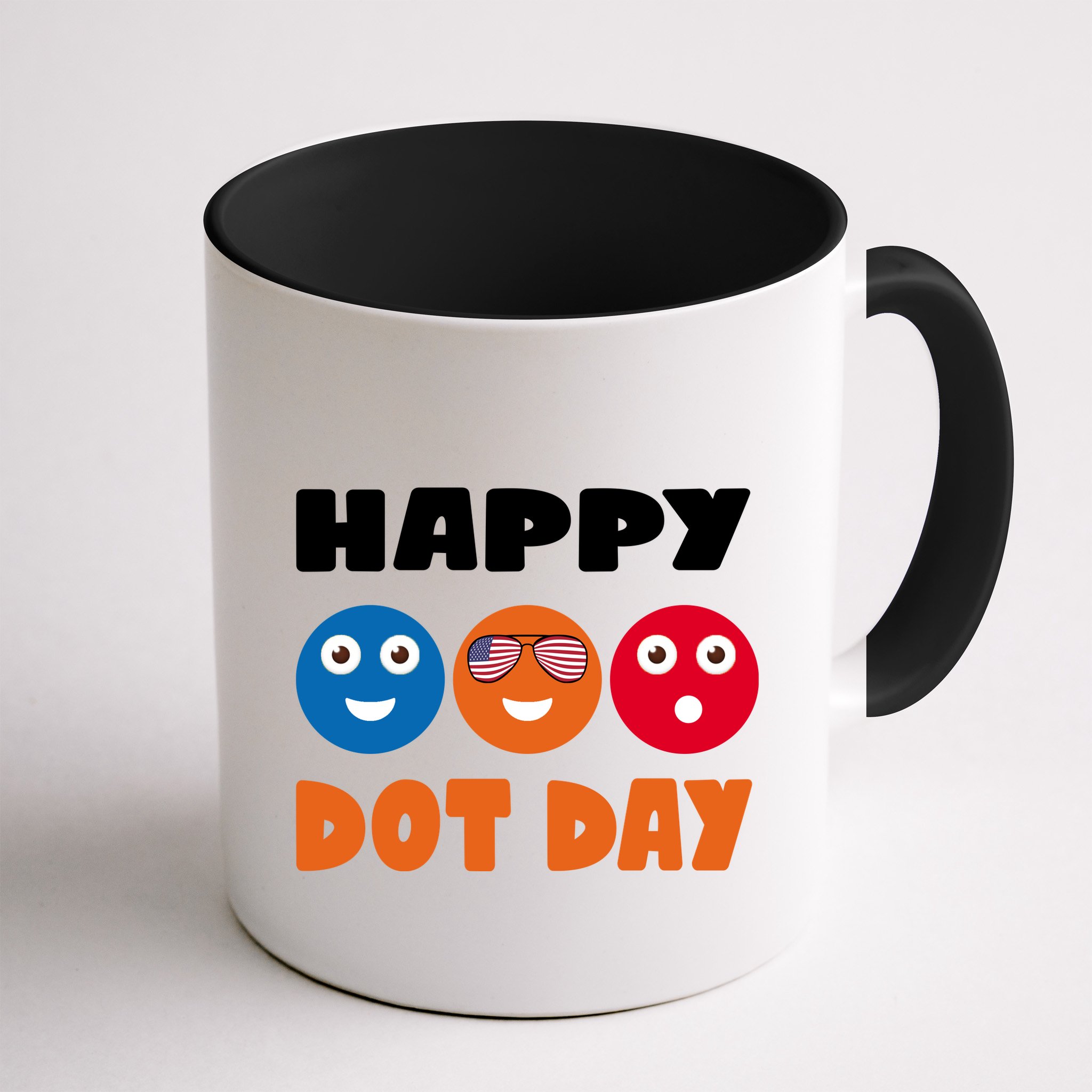 Happy International Dot Day Cute Colorful Dots Mug