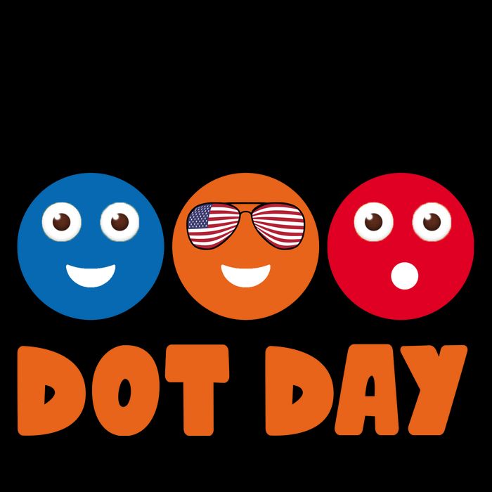 Happy International Dot Day Cute Colorful Dots Mug
