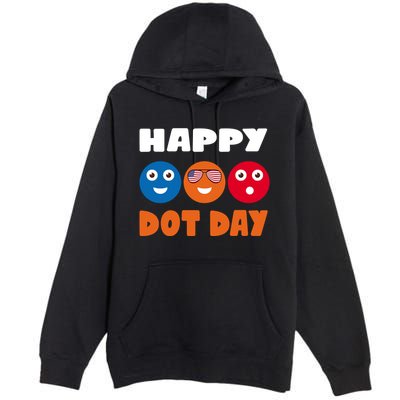 Happy International Dot Day Cute Colorful Dots Premium Pullover Hoodie
