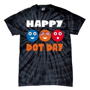 Happy International Dot Day Cute Colorful Dots Tie-Dye T-Shirt