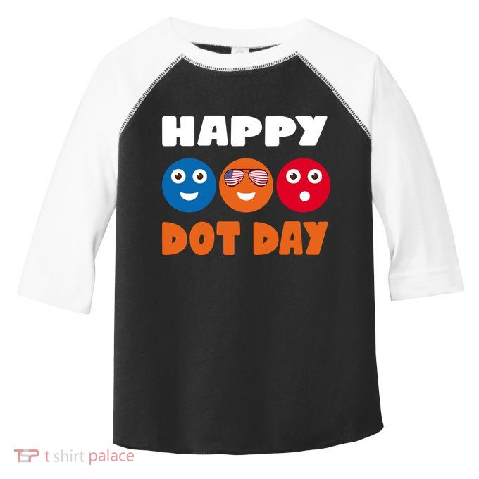 Happy International Dot Day Cute Colorful Dots Toddler Fine Jersey T-Shirt