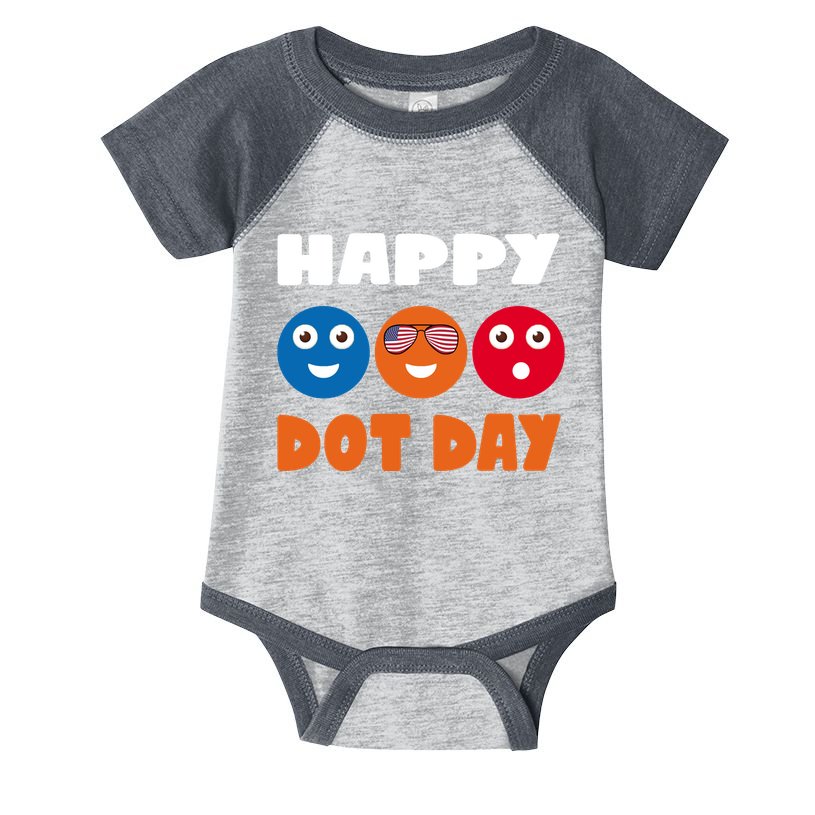 Happy International Dot Day Cute Colorful Dots Infant Baby Jersey Bodysuit