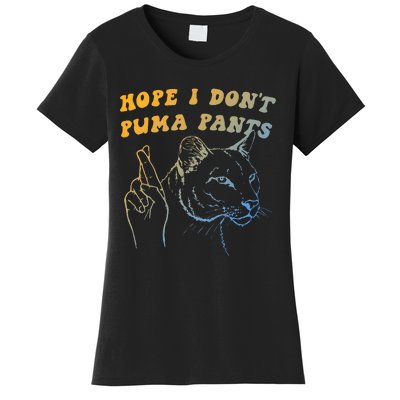 Hope I Dont P.U.M.A Pants Funny Cat Pun Apparel Women's T-Shirt