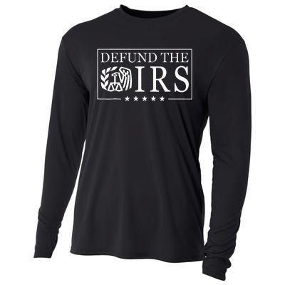 Humour Irs Defund Irs Cooling Performance Long Sleeve Crew