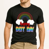 Happy International Dot Day Rainbow Clouds Cooling Performance Crew T-Shirt