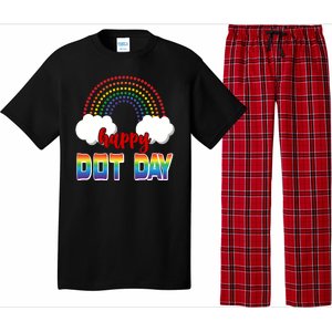 Happy International Dot Day Rainbow Clouds Pajama Set