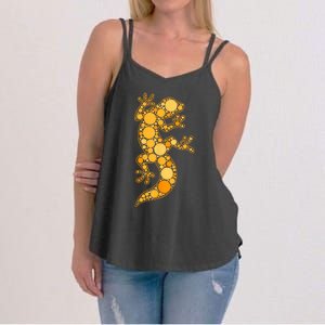 Happy International Dot Day Teacher Reptile Dots Women's Strappy Tank