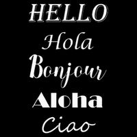 Hello In Different Languages Greetings Mousepad
