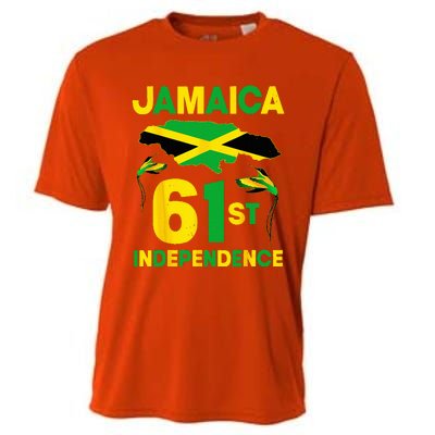 Happy Independence Day Jamaica 1962 Proud Jamaican Cooling Performance Crew T-Shirt